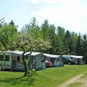 green areas on campsite in denmark
