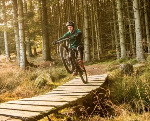 mountainbike brochure på engelsk