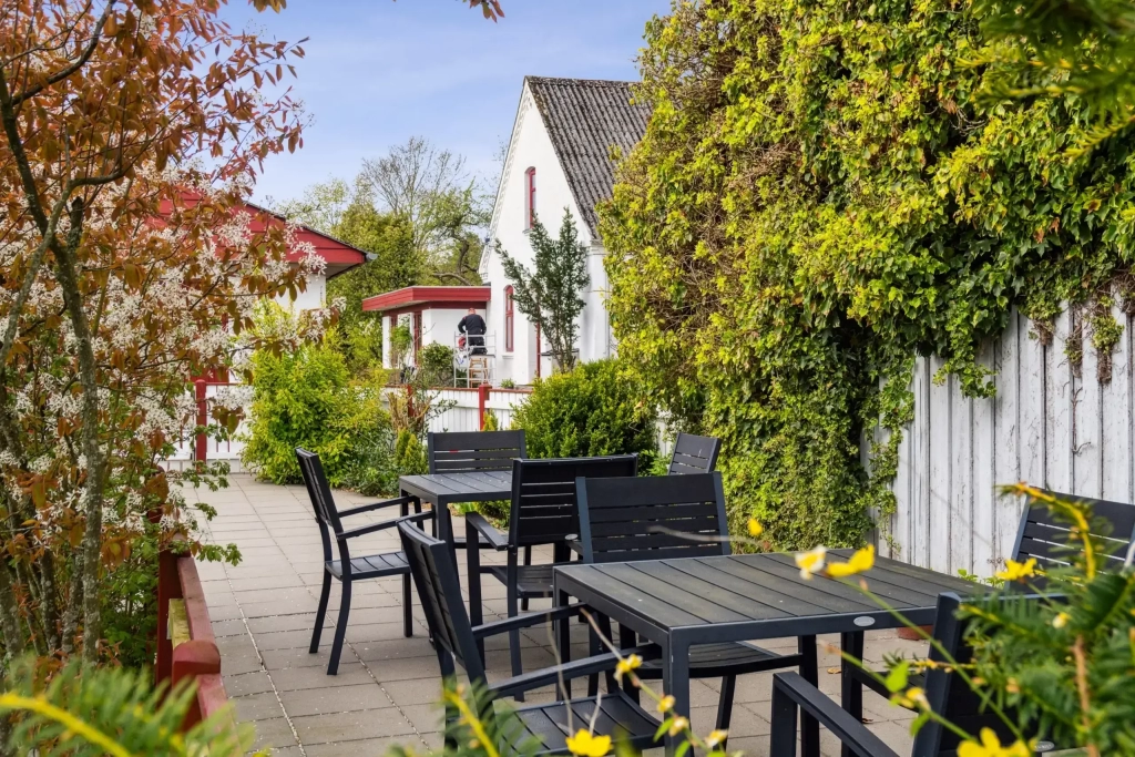terasse på skanderborg sø camping